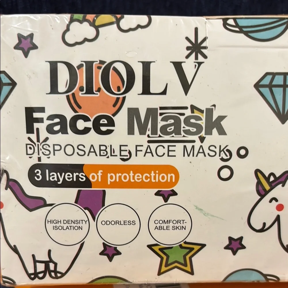 Unicorn Disposable Face Masks